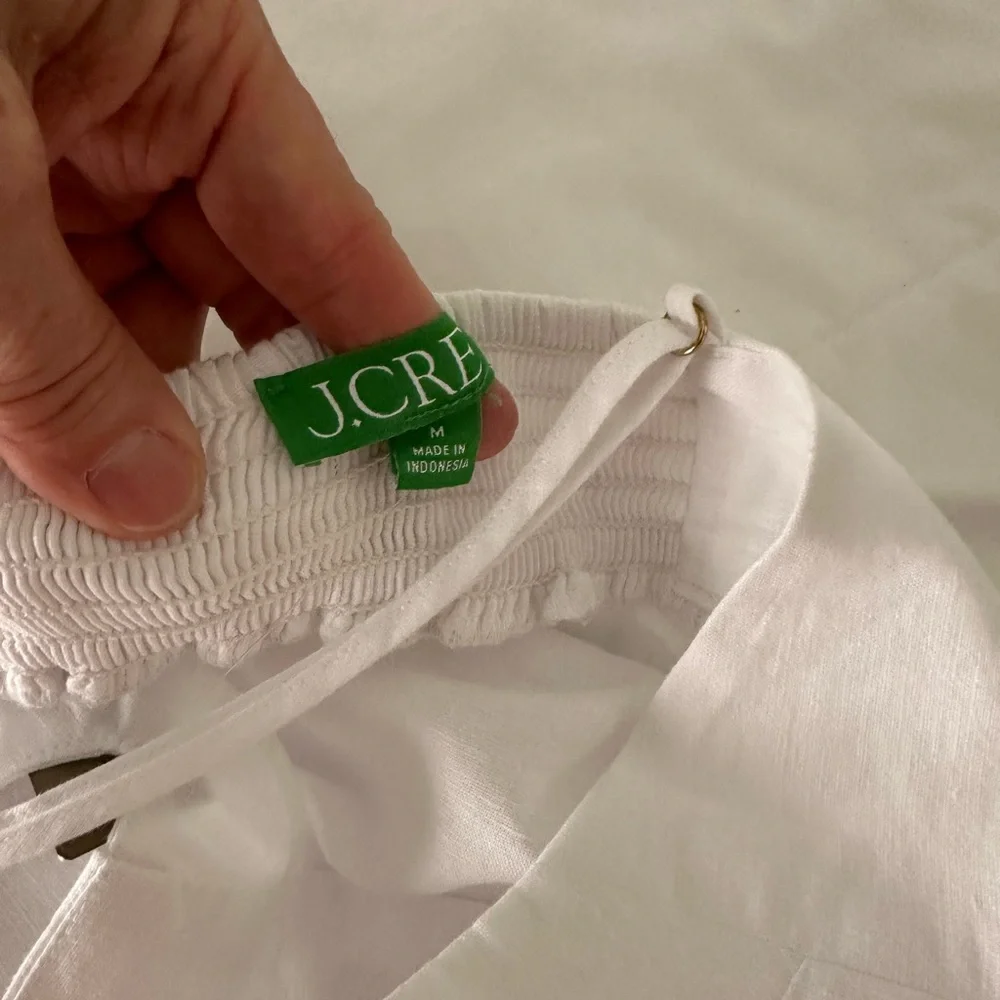 JCrew Crisp White Slip Dress - Picture 5 of 6